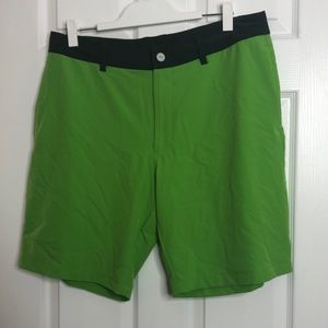 The North Face Green Gray Board Shorts 36 Pockets Drawstring Summer